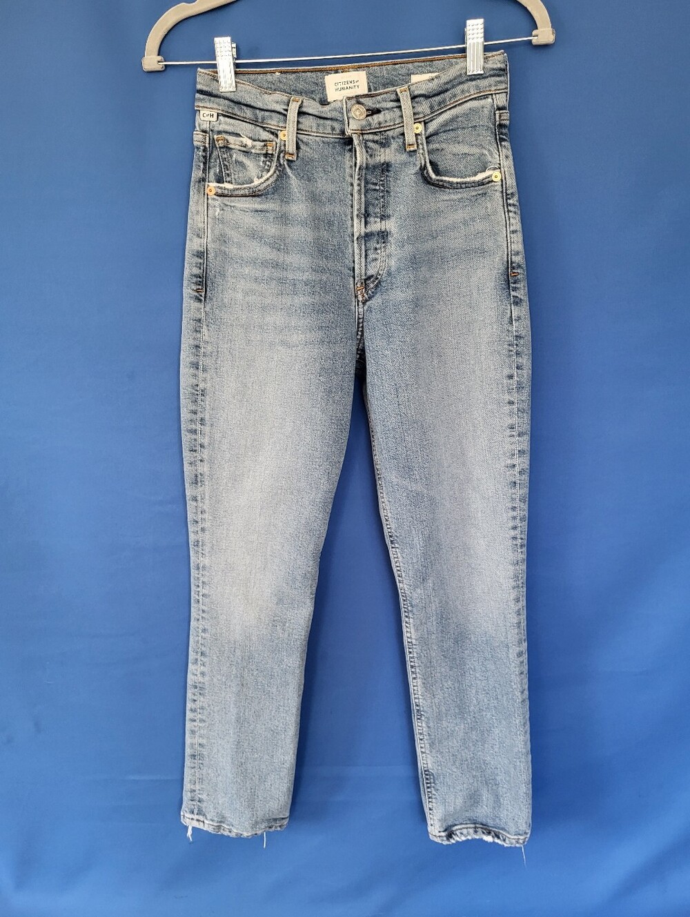 Citizens of Humanity Charlotte Crop in Dalia Straight Jeans 24